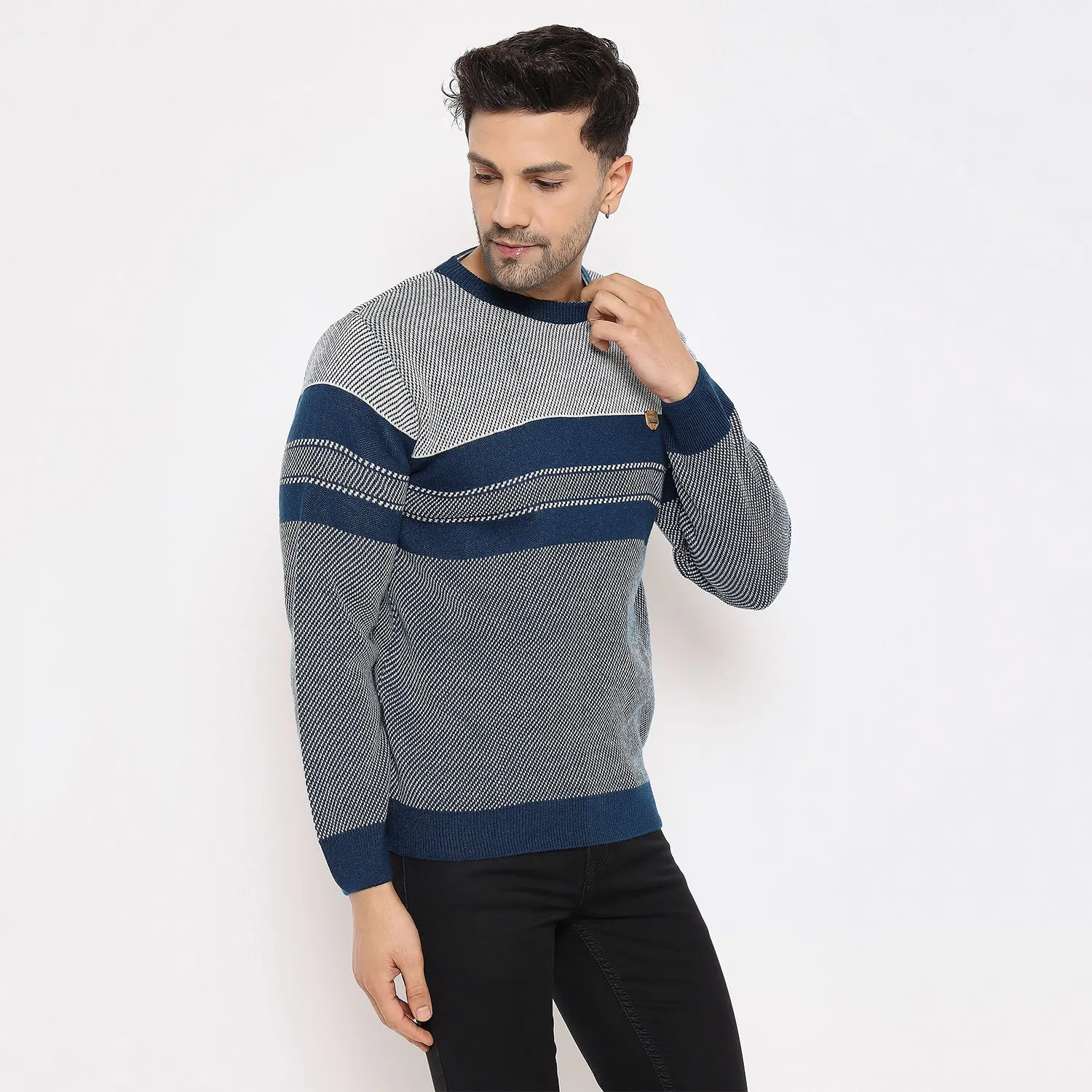 Duke Stardust Men Full Sleeve Round Neck Pullover (SDS2113)