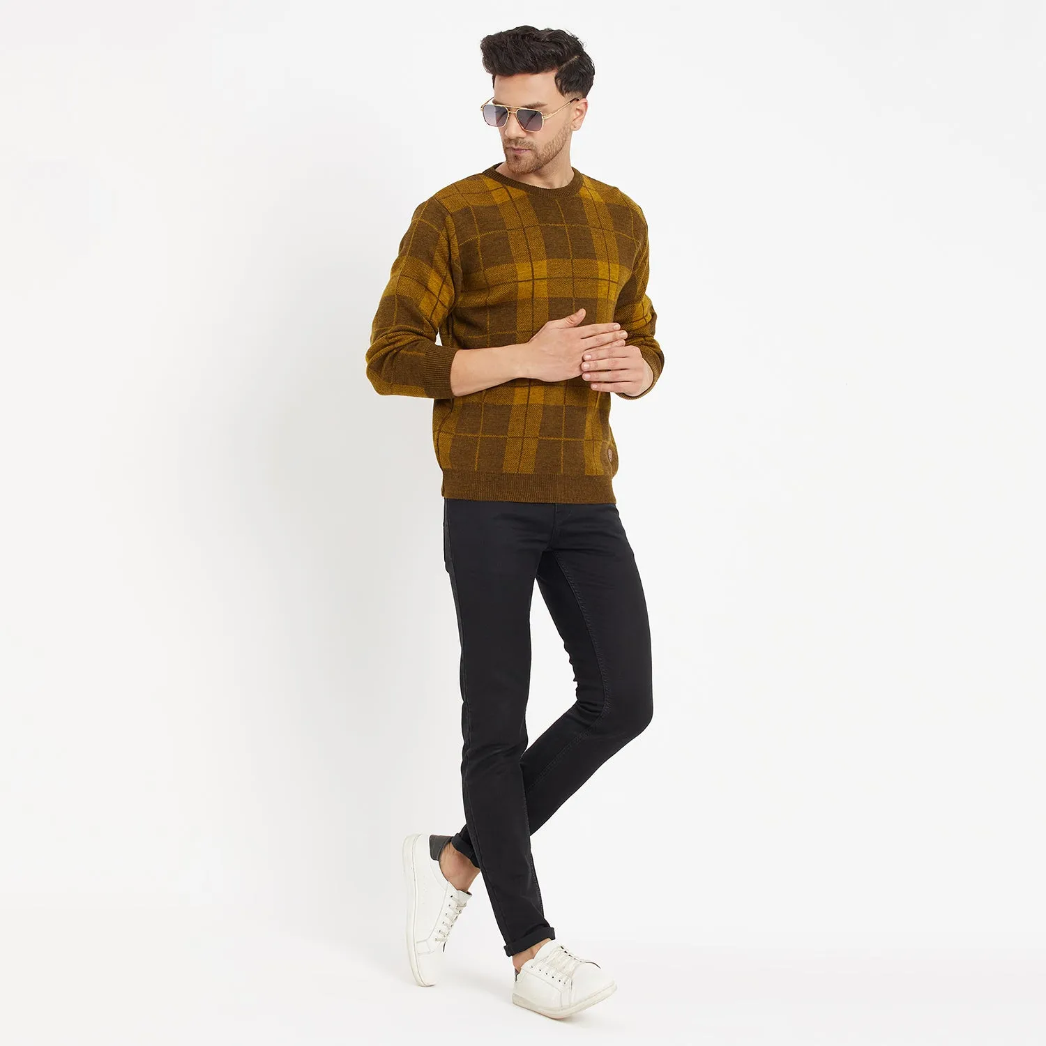 Duke Stardust Men Full Sleeve Round Neck Sweater (SDS2061)