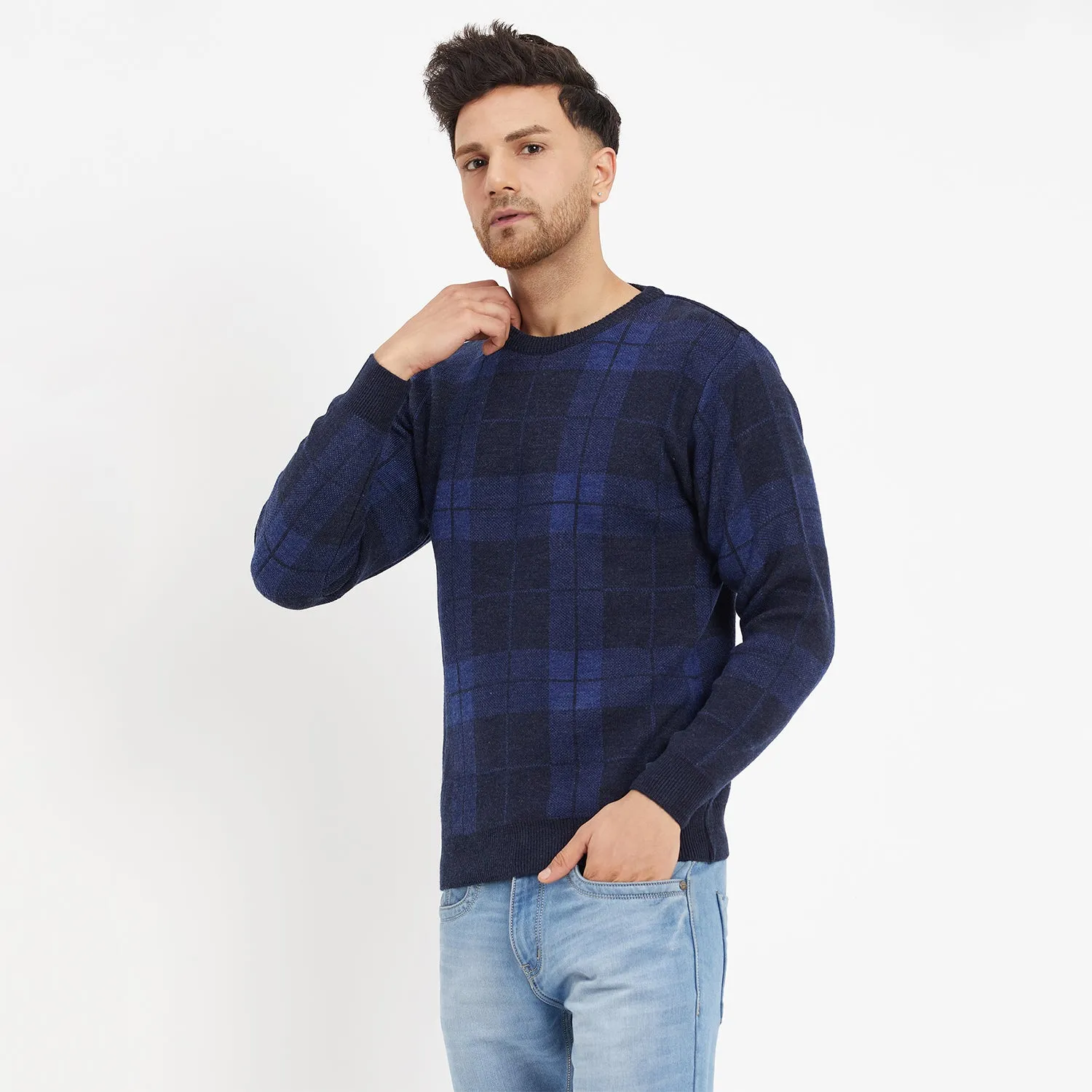 Duke Stardust Men Full Sleeve Round Neck Sweater (SDS2061)