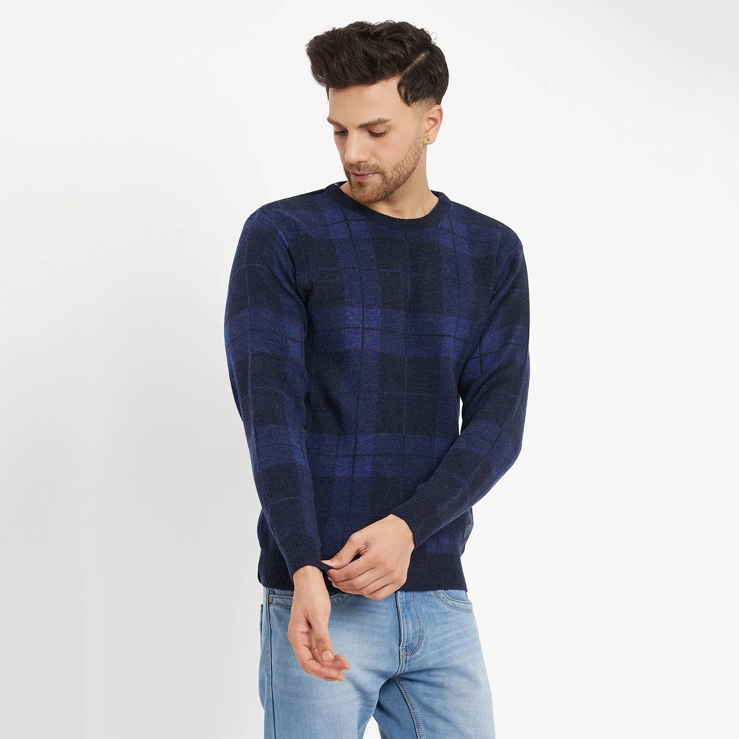 Duke Stardust Men Full Sleeve Round Neck Sweater (SDS2061)
