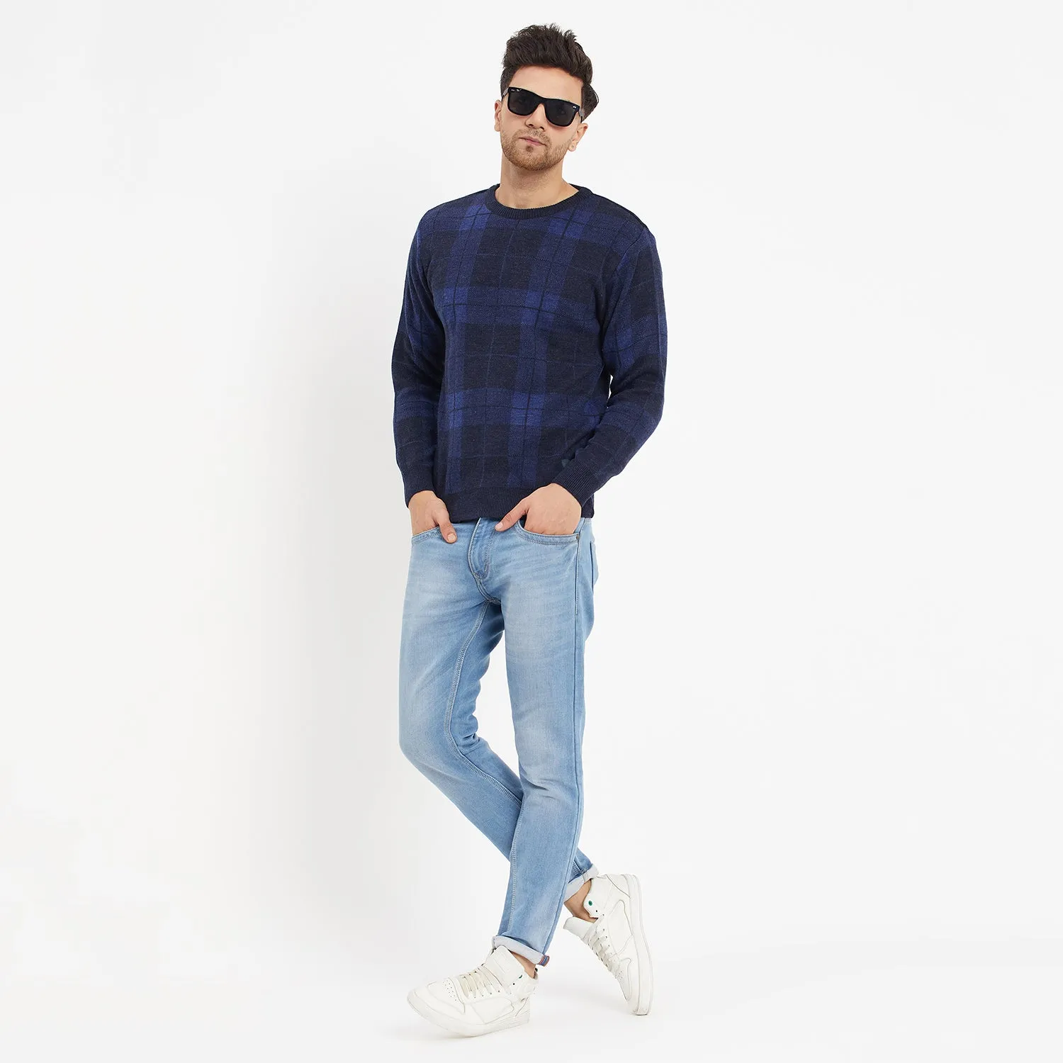 Duke Stardust Men Full Sleeve Round Neck Sweater (SDS2061)