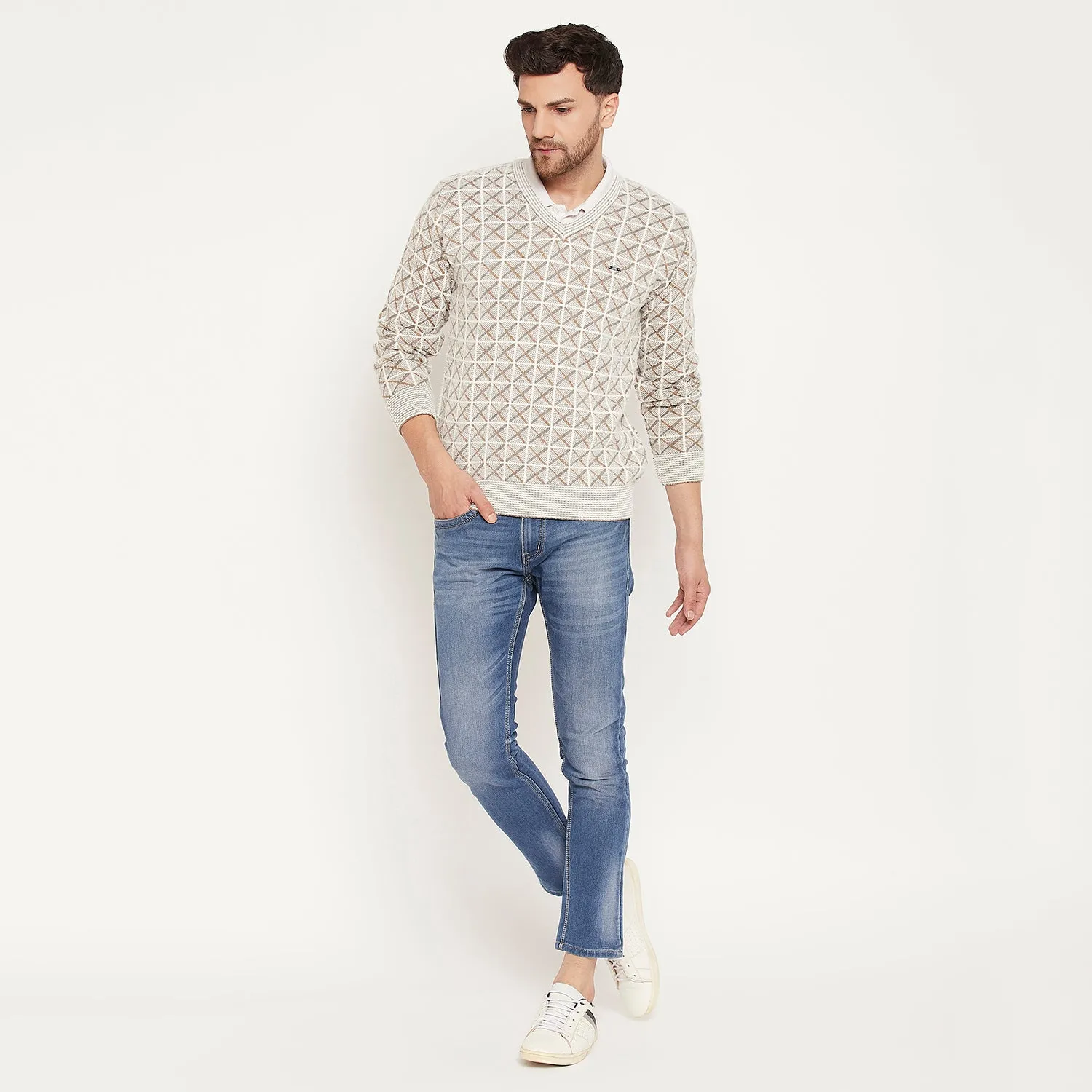 Duke Stardust Men Full Sleeve Sweater (SDS2129)