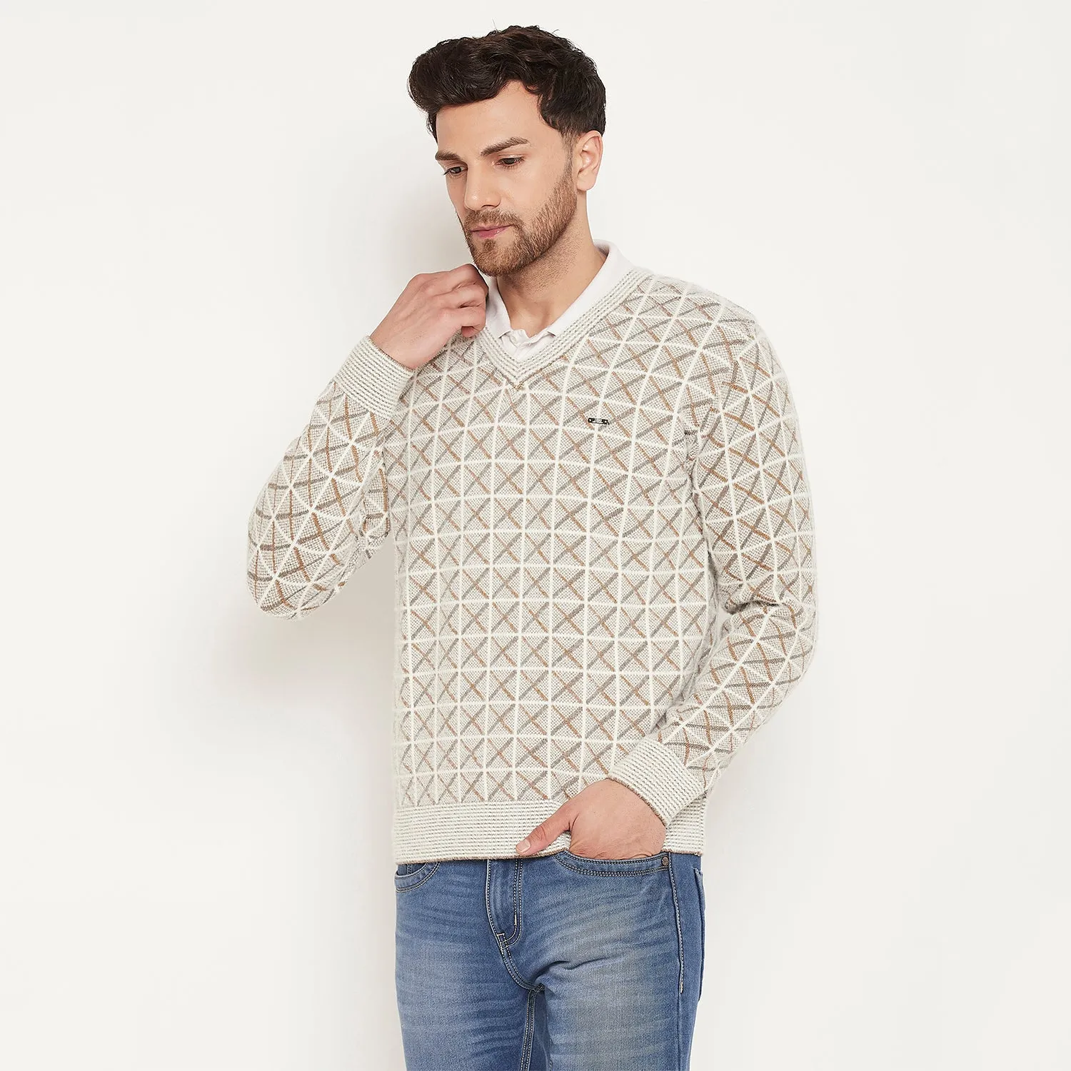 Duke Stardust Men Full Sleeve Sweater (SDS2129)