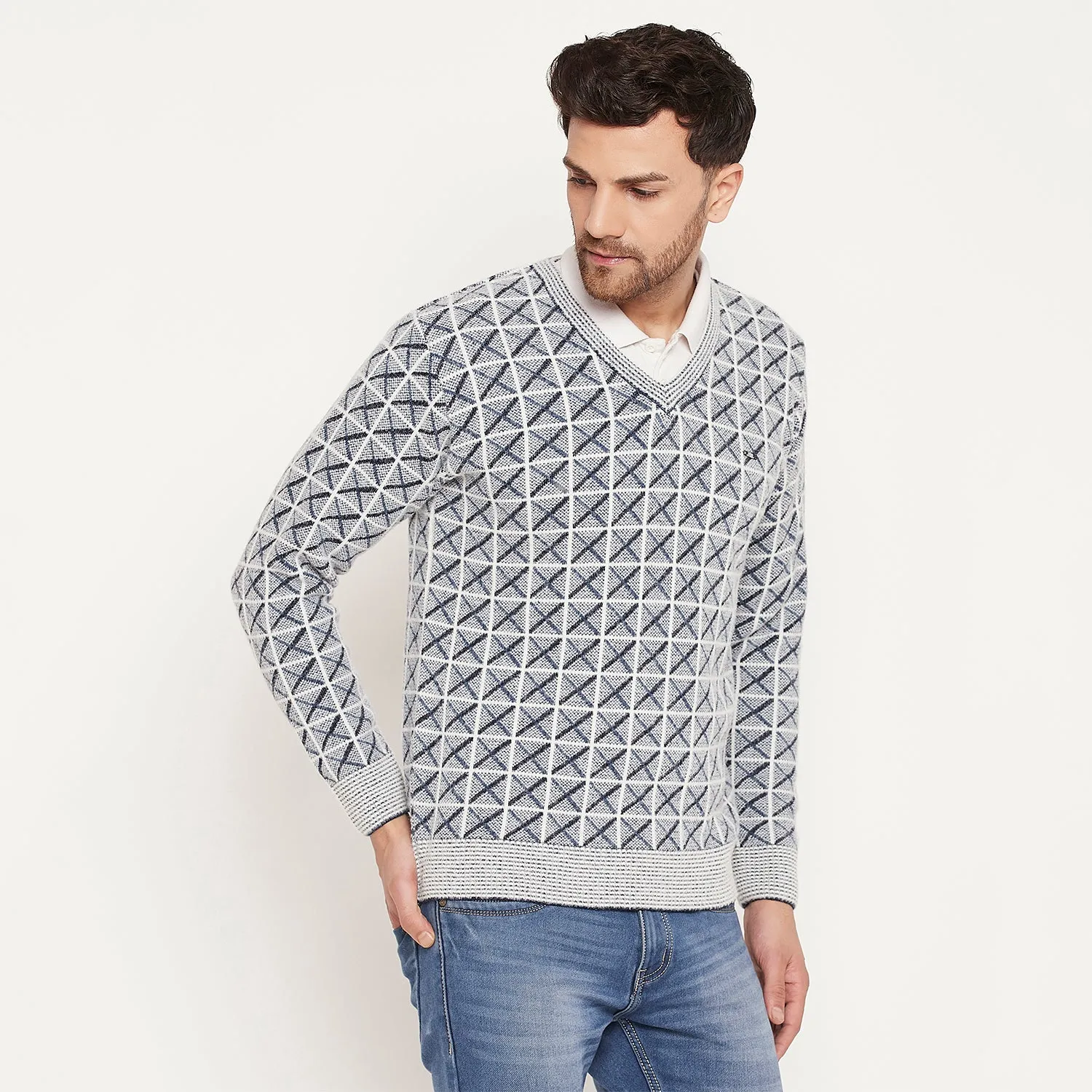Duke Stardust Men Full Sleeve Sweater (SDS2129)