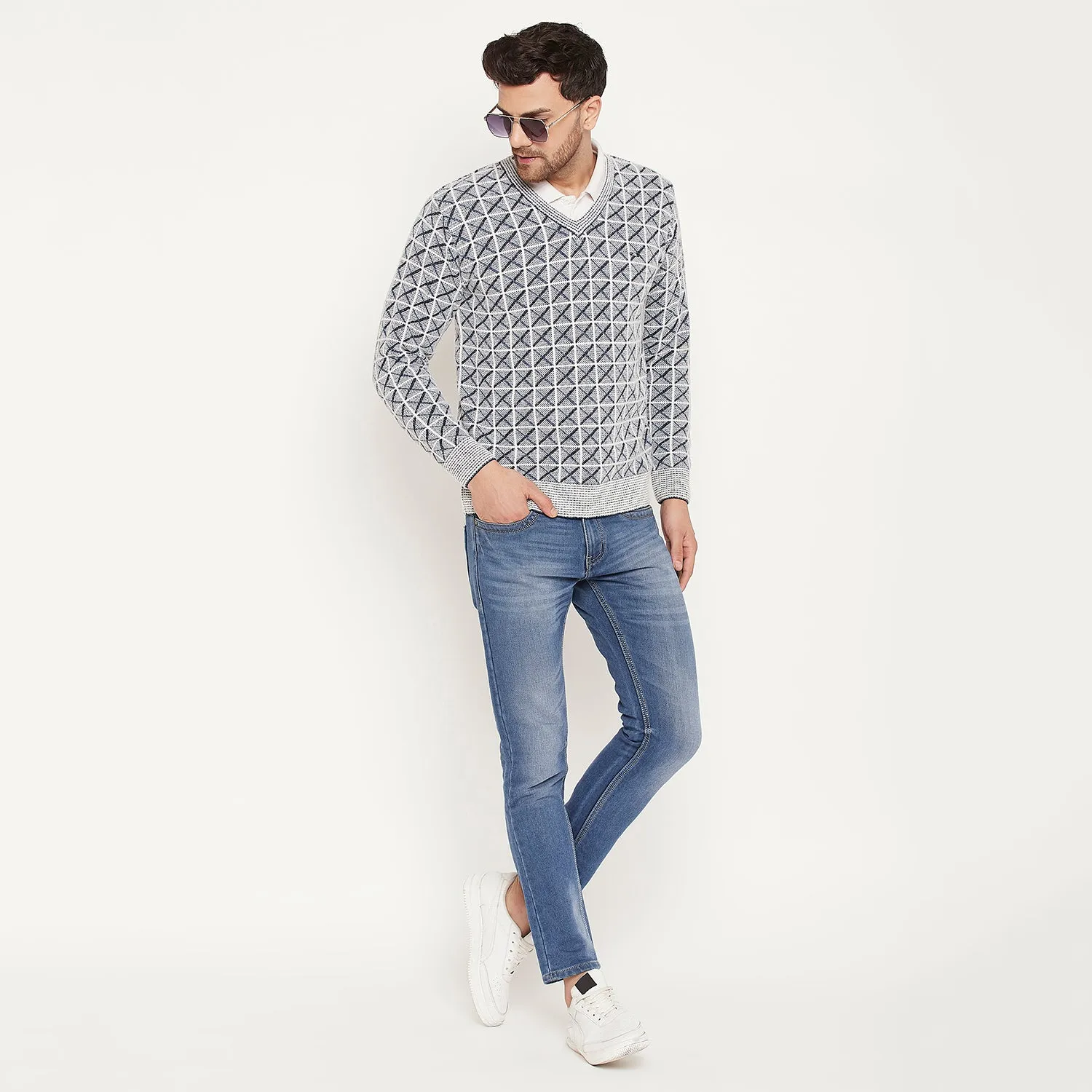 Duke Stardust Men Full Sleeve Sweater (SDS2129)