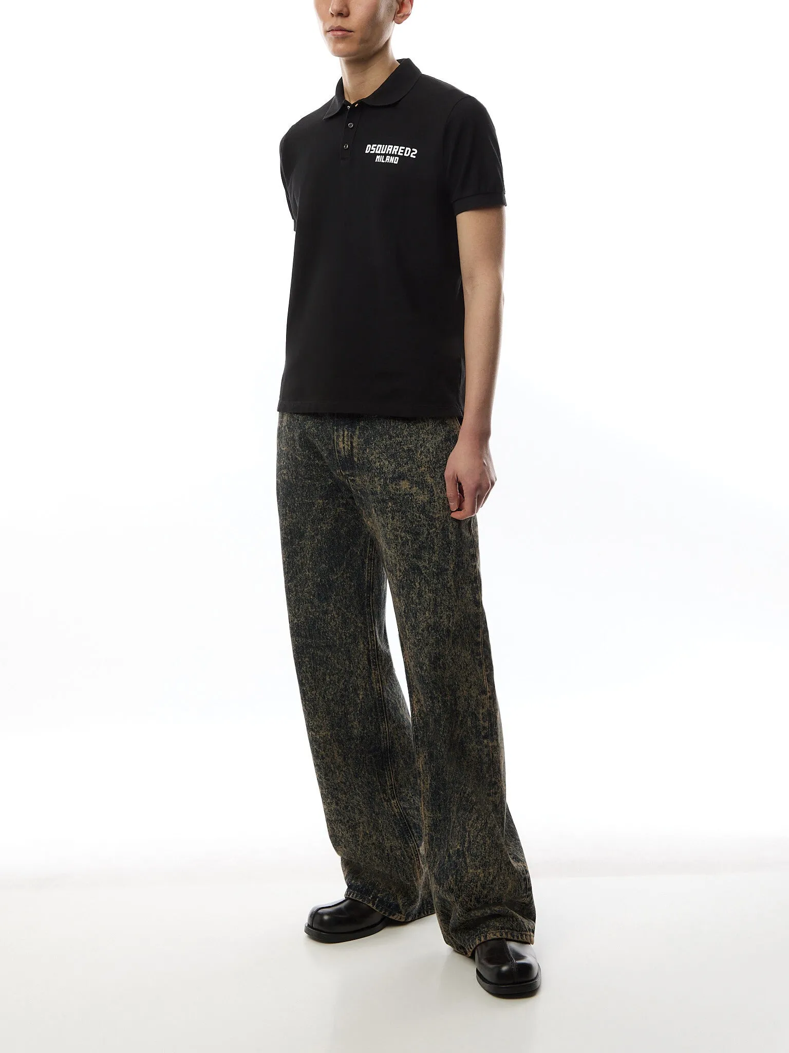 Dyed Tennis Fit Dsquared2 Milano Polo