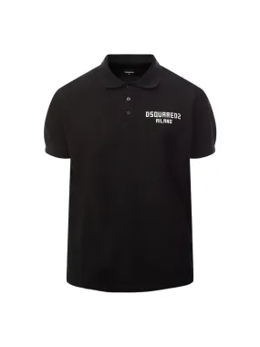 Dyed Tennis Fit Dsquared2 Milano Polo