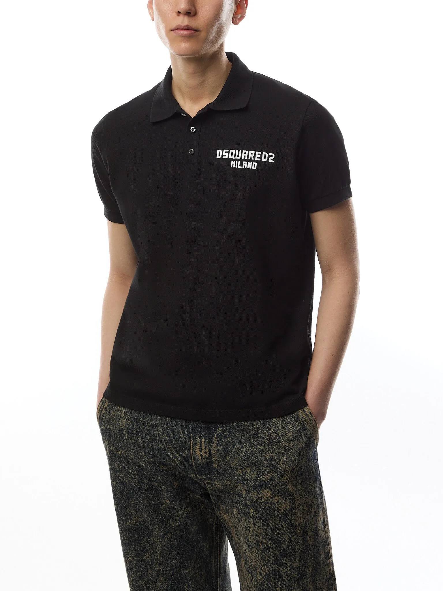 Dyed Tennis Fit Dsquared2 Milano Polo