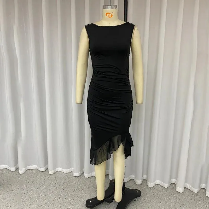 Elegant Summer Maxi Dress: Backless Party Wear - Stylish Streetwear Fashion