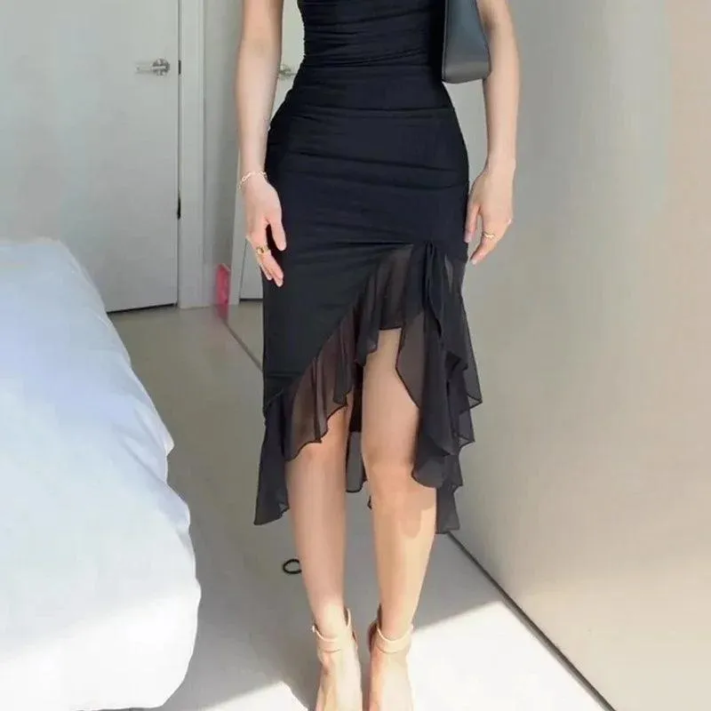 Elegant Summer Maxi Dress: Backless Party Wear - Stylish Streetwear Fashion