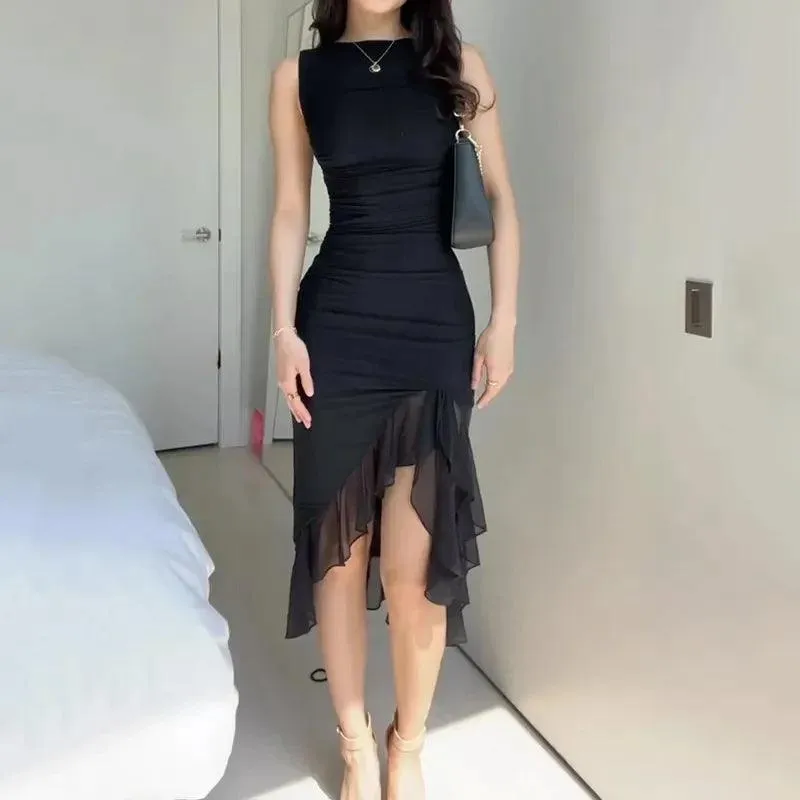 Elegant Summer Maxi Dress: Backless Party Wear - Stylish Streetwear Fashion