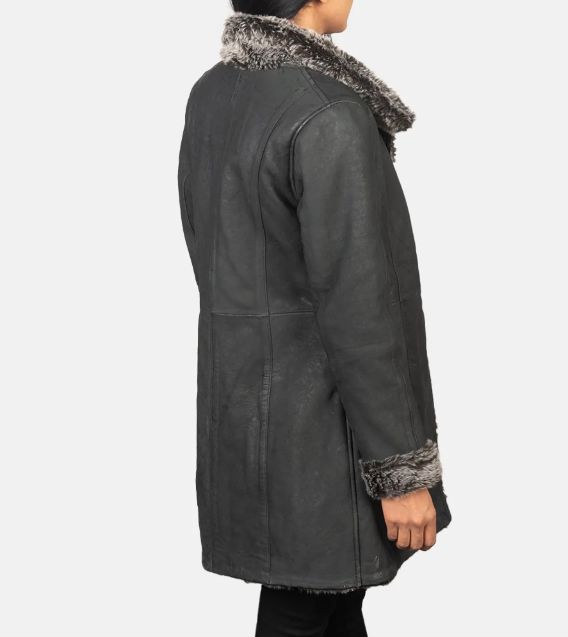 Exotique Furry Women's Leather Coat