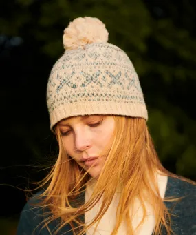 Fair Isle Baby Alpaca Hat (Color Options)