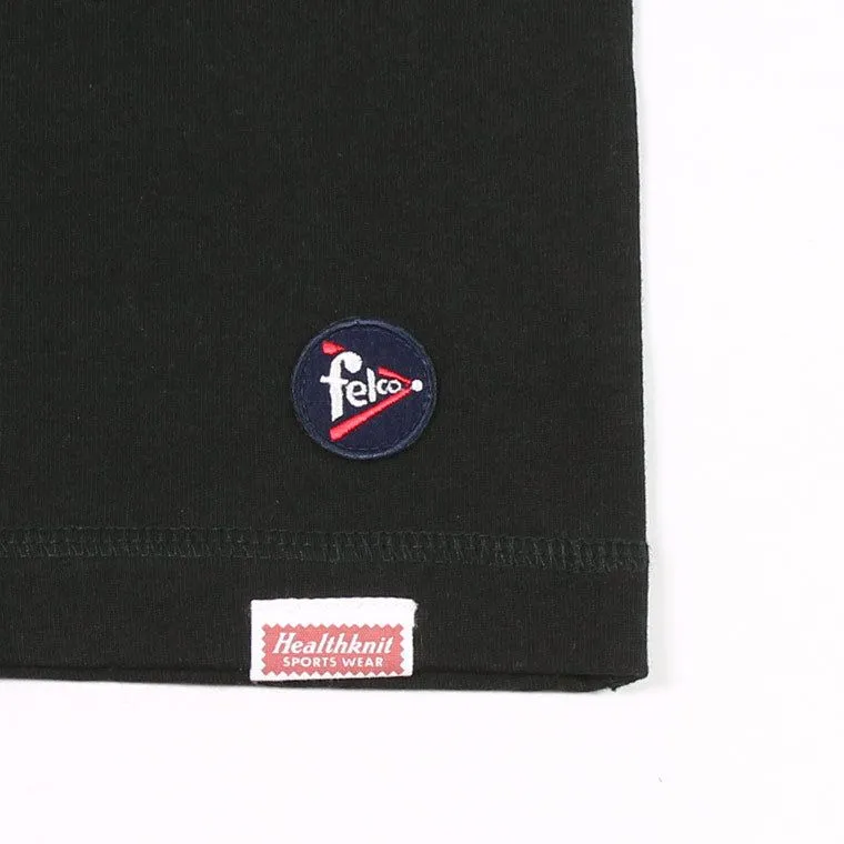 FELCO × HEALTHKNIT S/S HENLEY NECK POCKET-T U.S.COTTON OPEN END JERSEY - 5 Colors - FELC-312