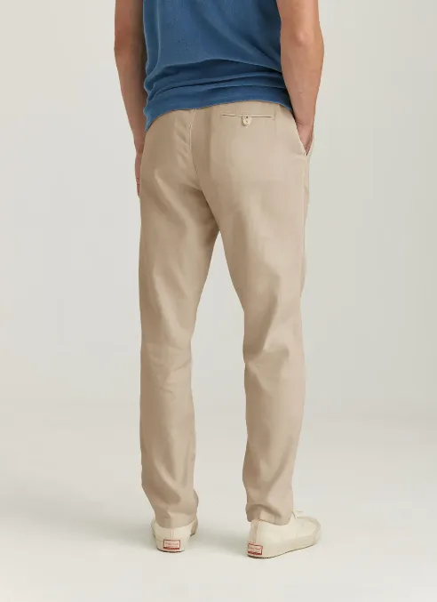 Fenix Linen Trouser Khaki