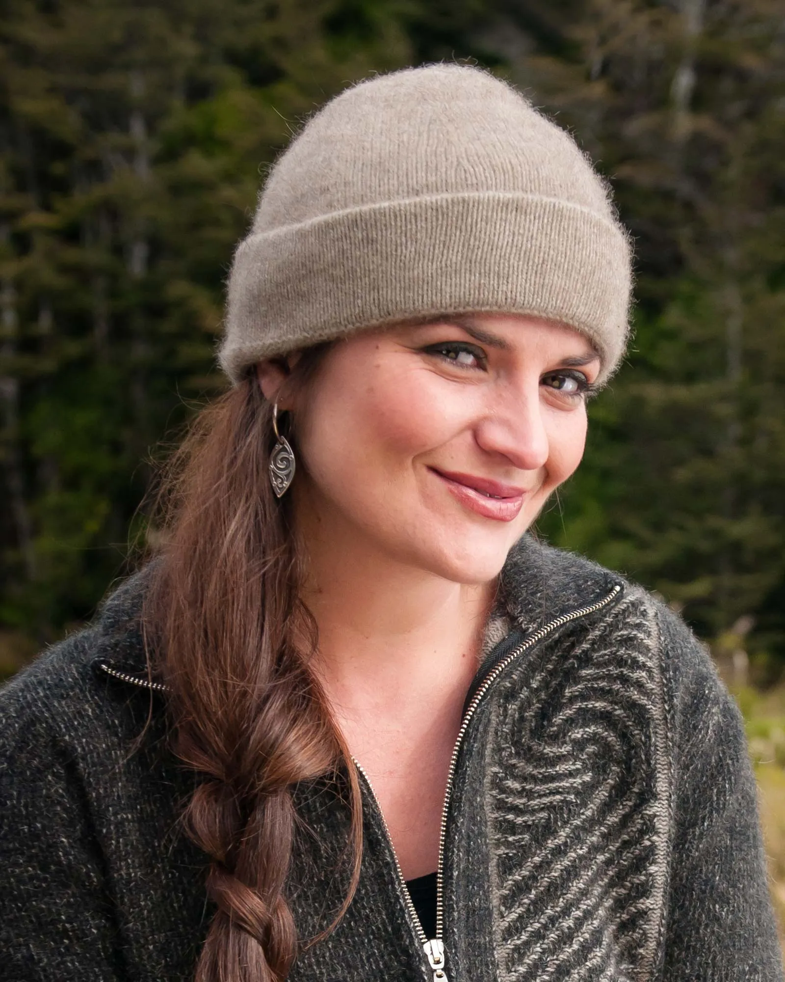 Flax Plain Beanie Hat - NX101