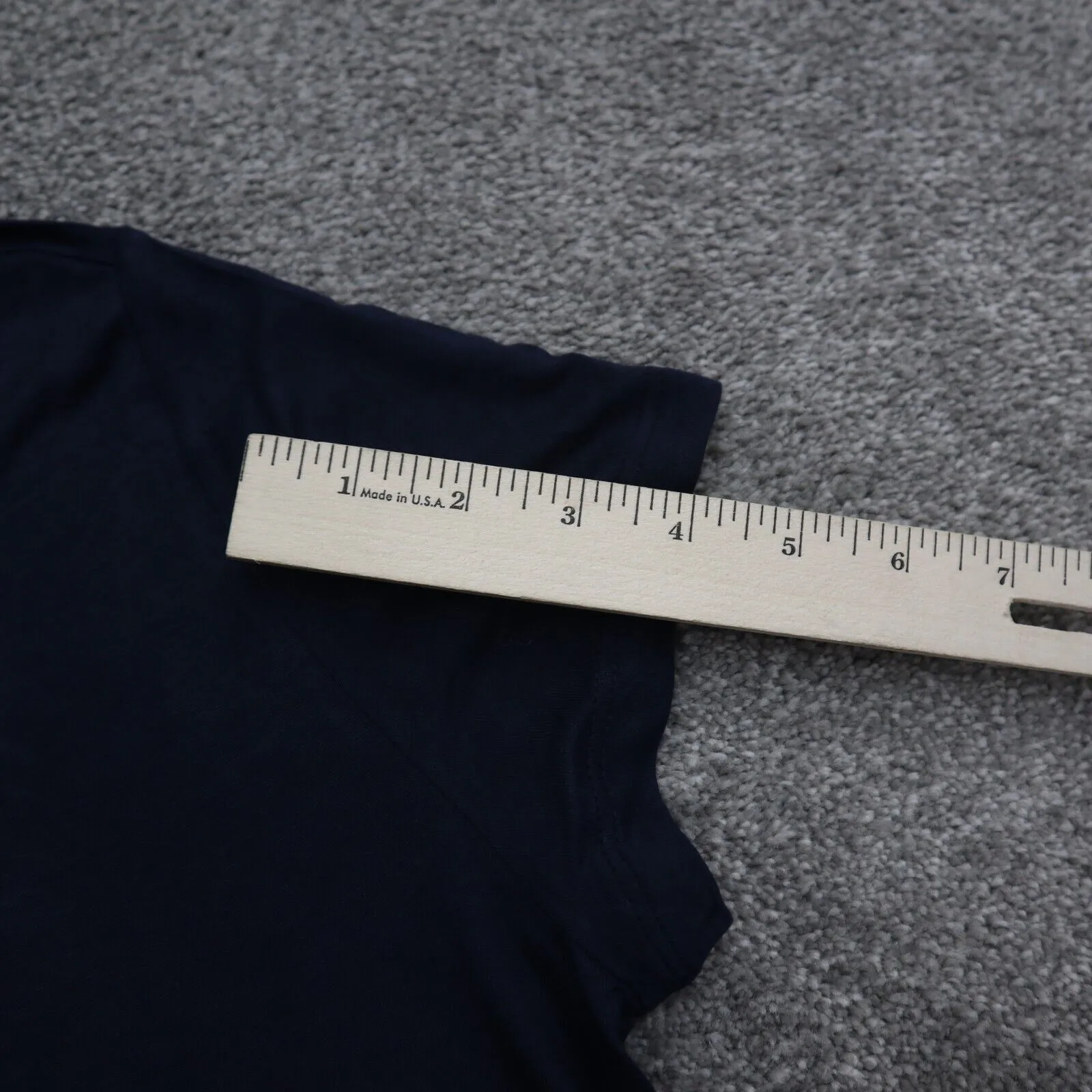 GAP Womens Luxe LUXUEUX T Shirt Top Short Sleeves Crew Neck Blue Size Small