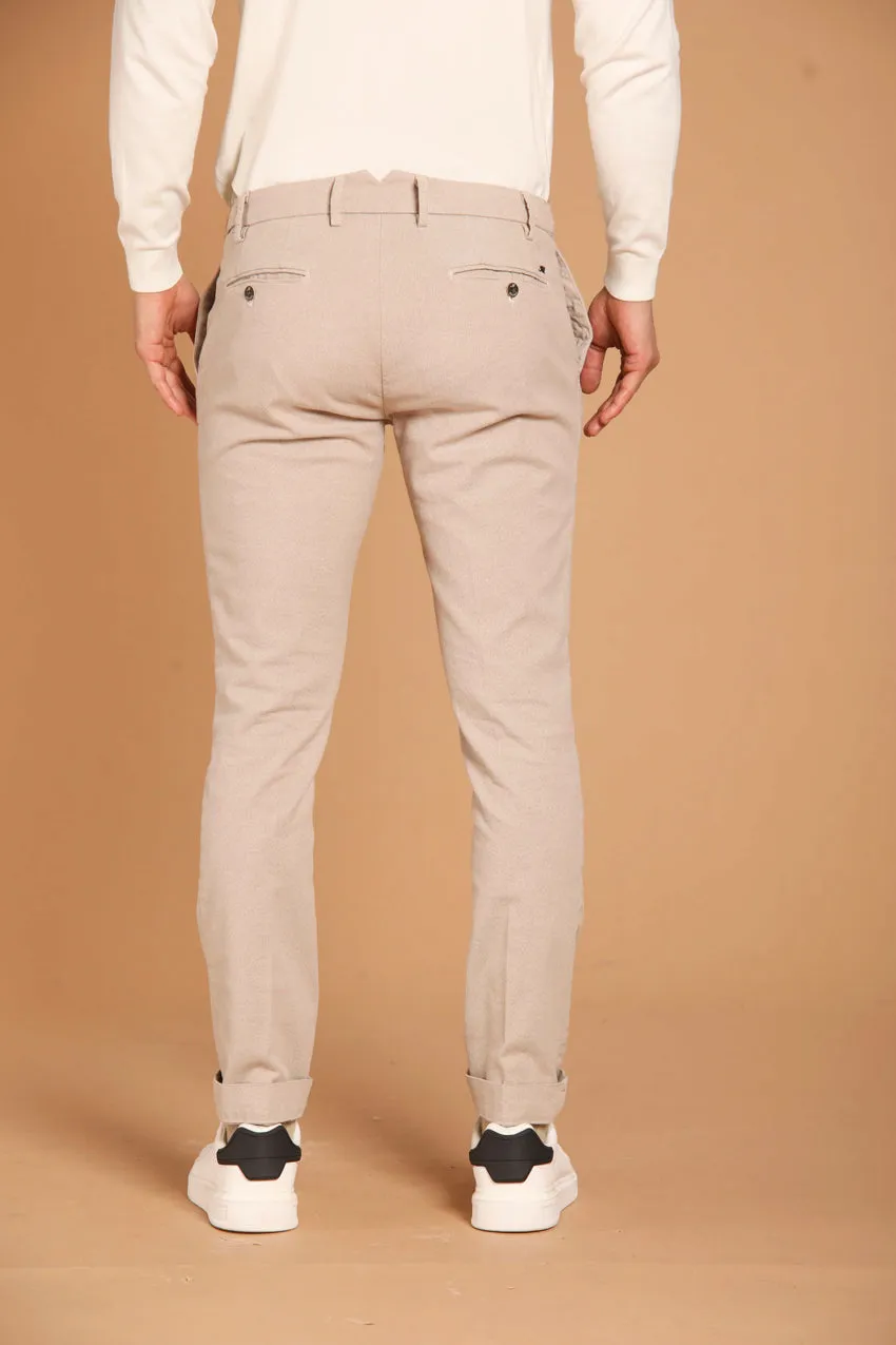 Genova pantalone chino uomo in cotone stretch regular fit