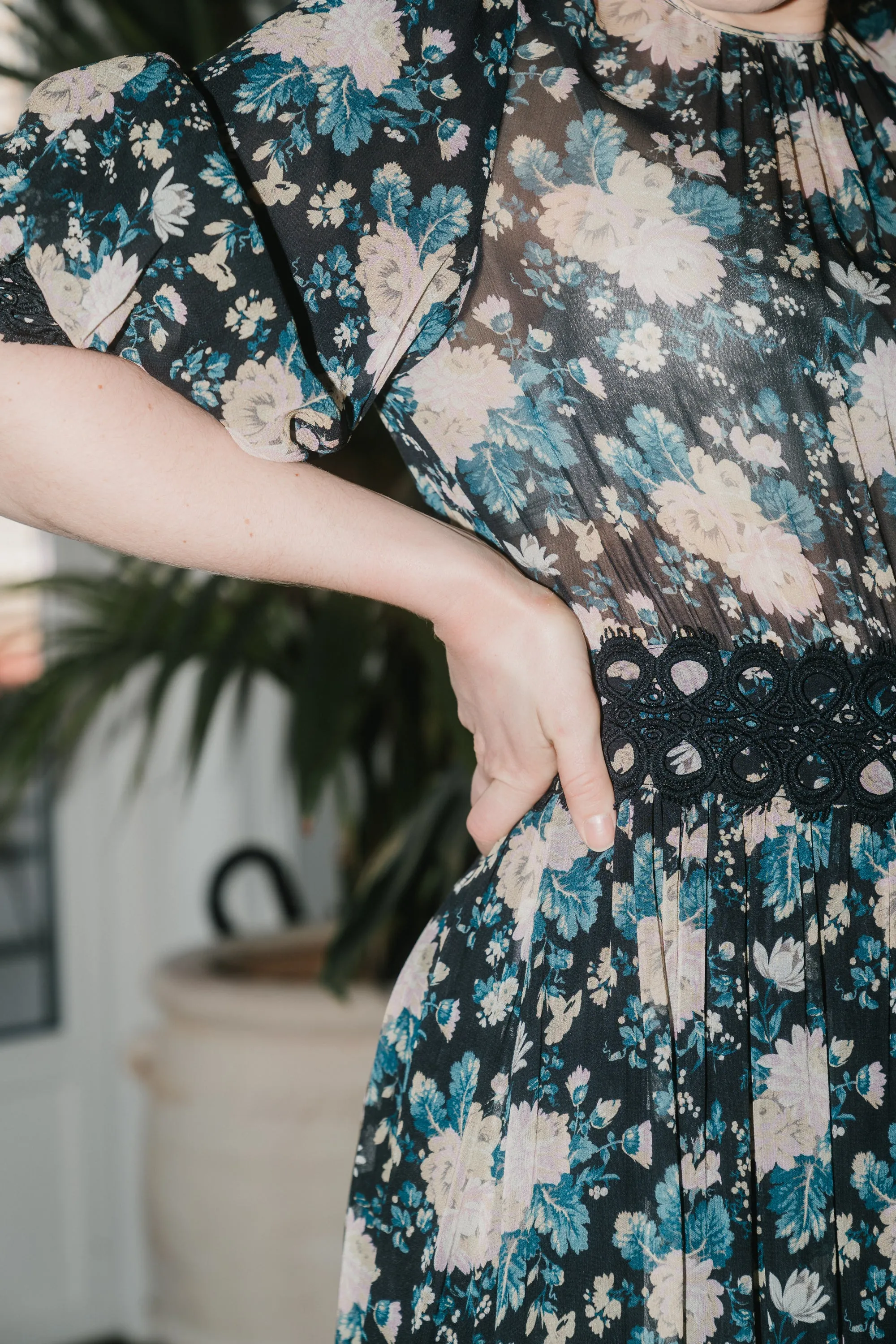 Georgette Maxi Dress - Midnight