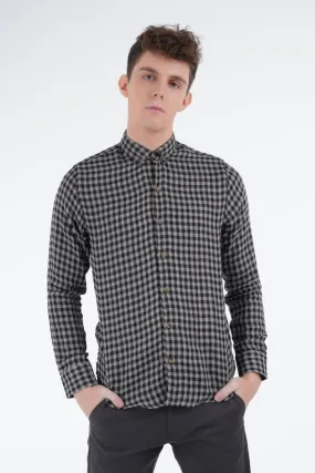 Green Pincheck Shirt