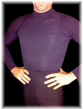 GS09 Black Turtle Neck Latin Shirt