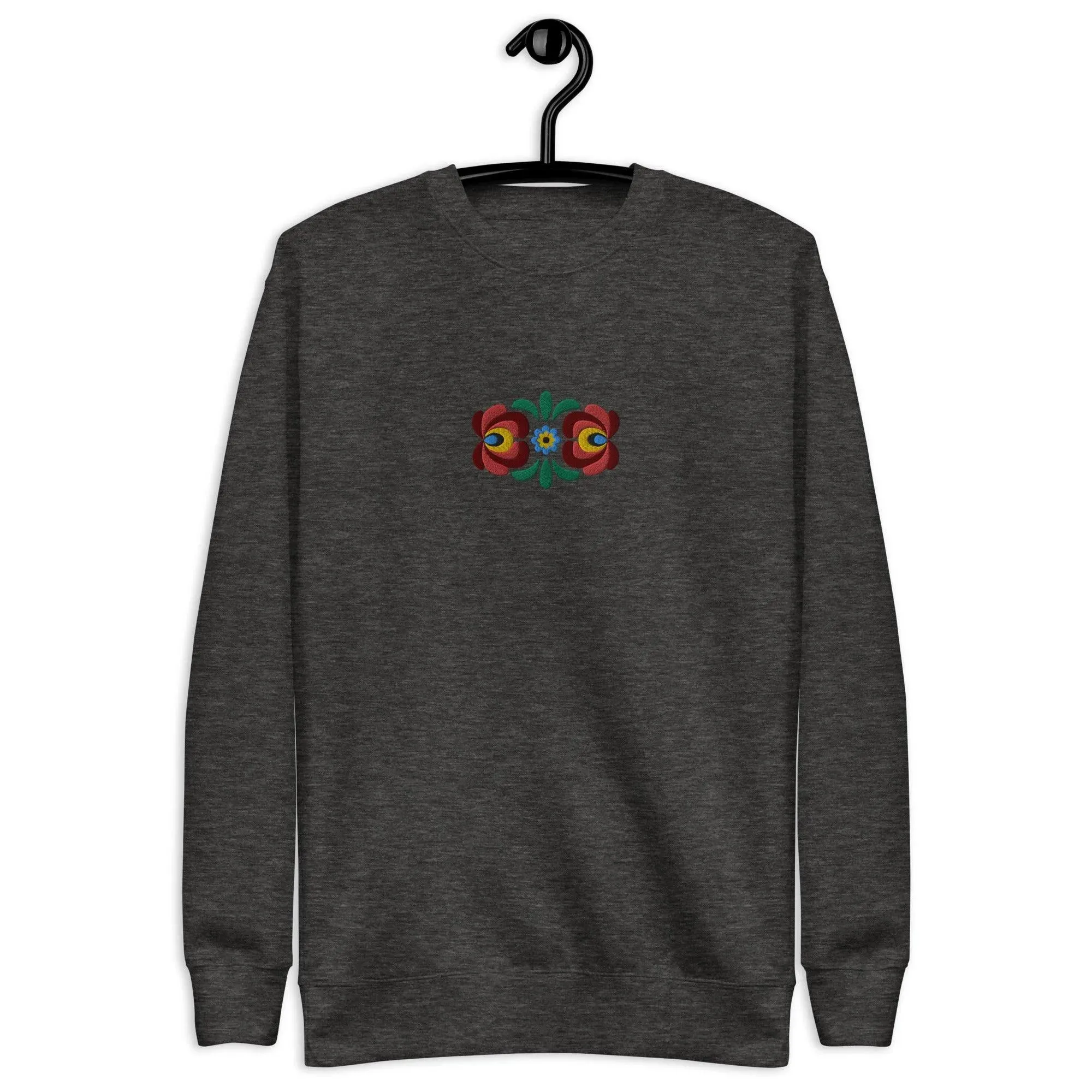 Hungarian Matyó Embroidered Sweatshirt
