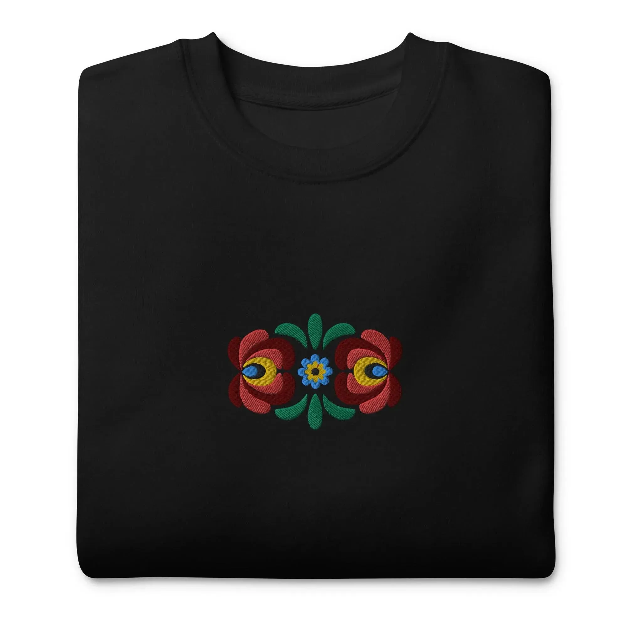 Hungarian Matyó Embroidered Sweatshirt