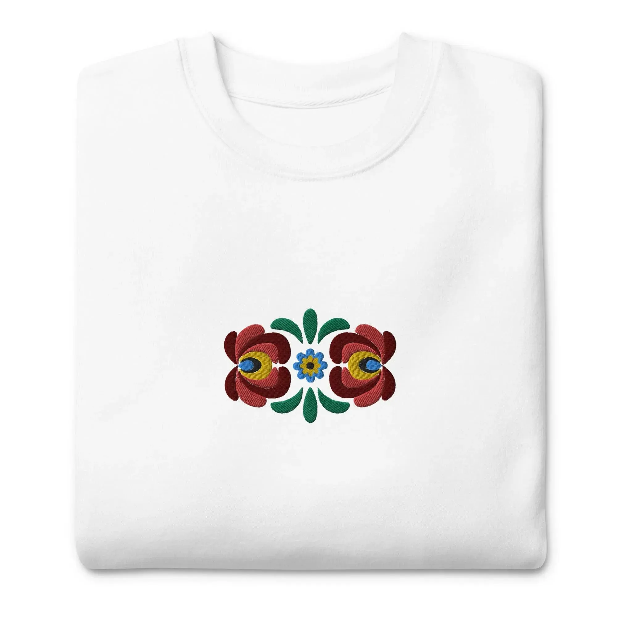Hungarian Matyó Embroidered Sweatshirt