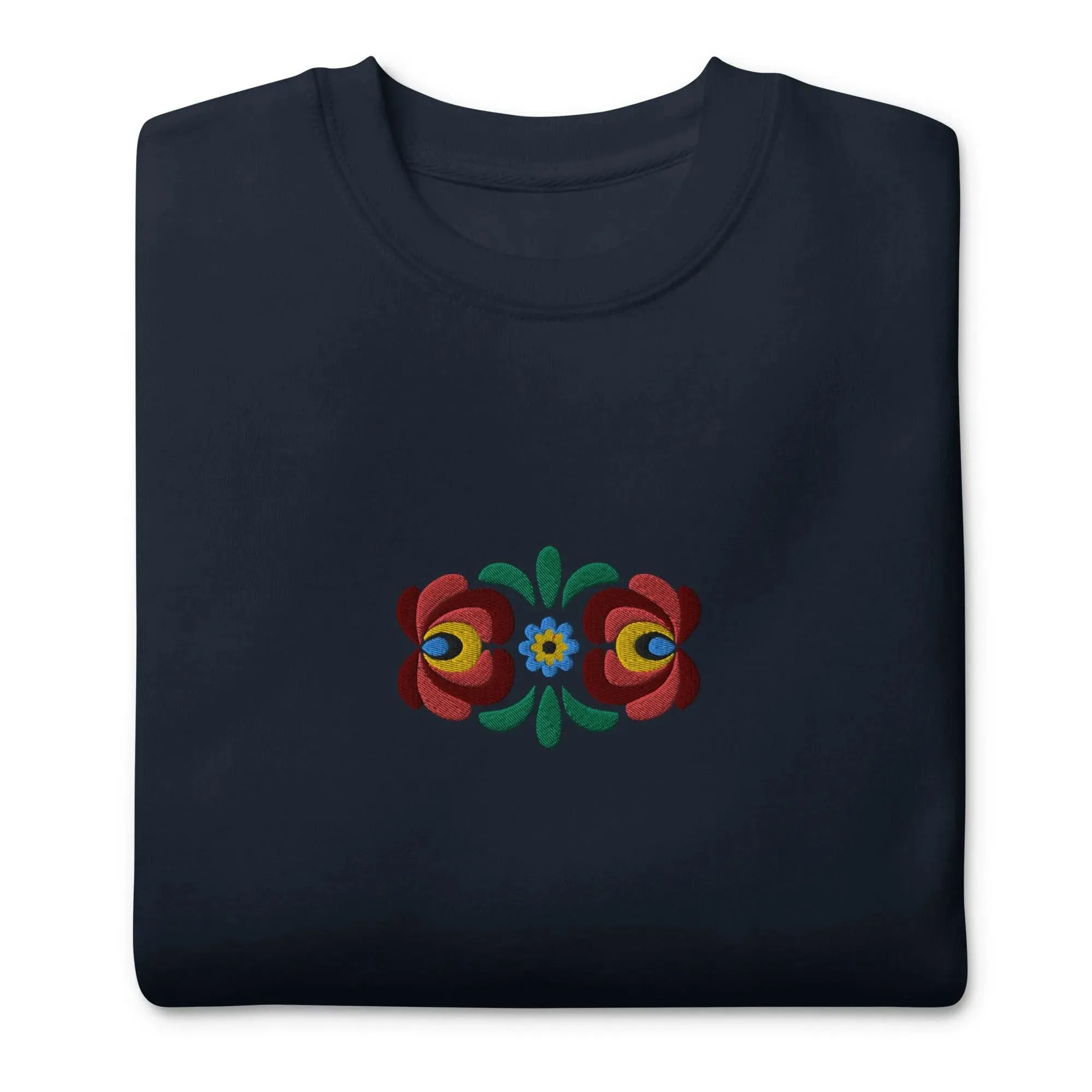 Hungarian Matyó Embroidered Sweatshirt