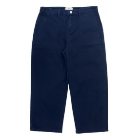 Hush Navy Wide Leg Chinos