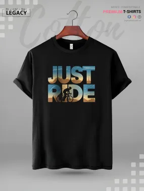 JUST RIDE Print Men's High Quality T-Shirt In Resonable Price