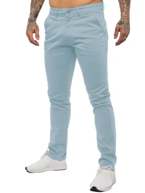 Kaiden Slim Stretch Trousers - Sky Blue