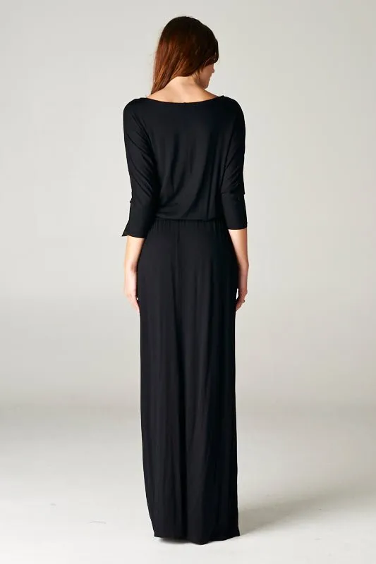 Mackenzie Dolman Sleeve Boyfriend Maxi
