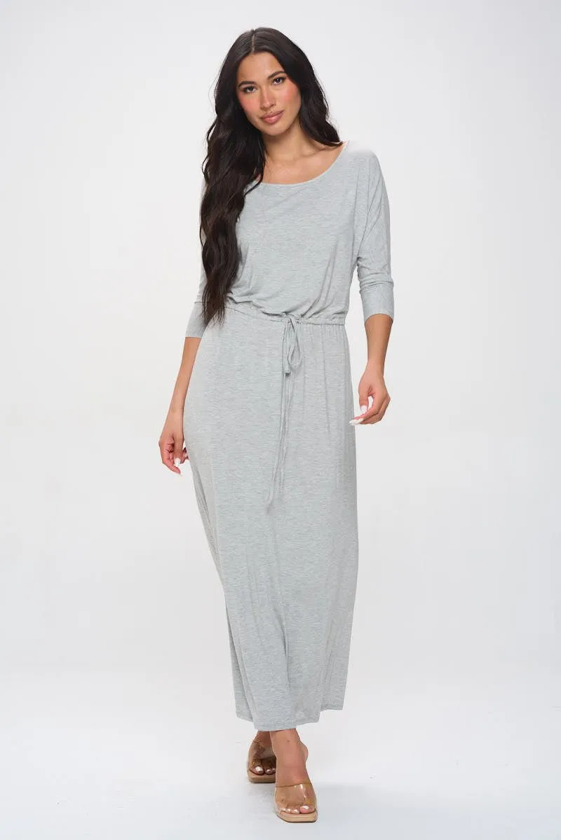 Mackenzie Dolman Sleeve Boyfriend Maxi