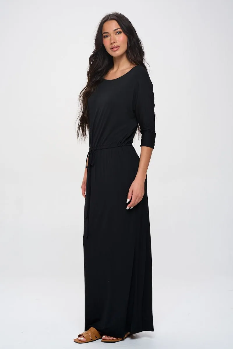 Mackenzie Dolman Sleeve Boyfriend Maxi