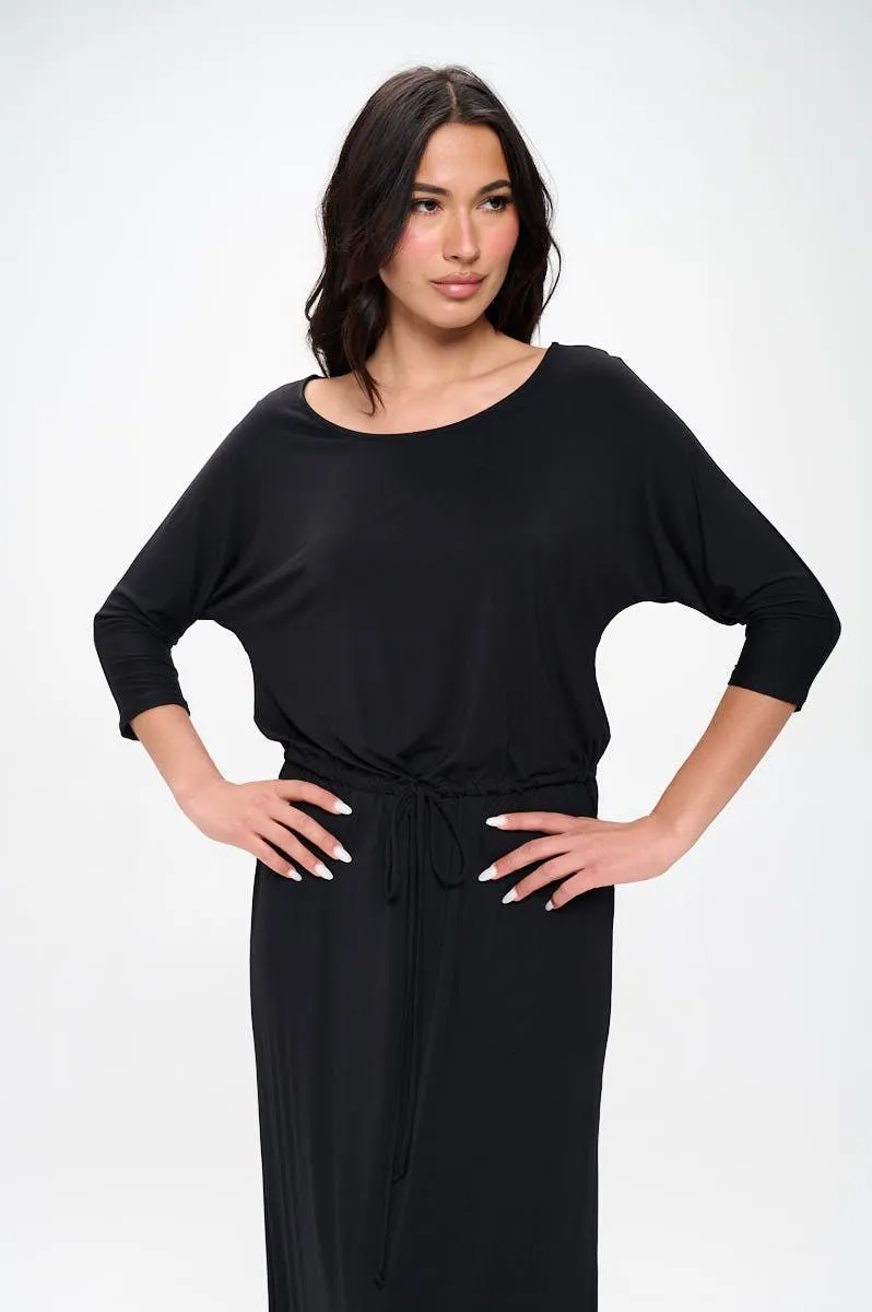 Mackenzie Dolman Sleeve Boyfriend Maxi