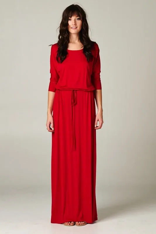 Mackenzie Dolman Sleeve Boyfriend Maxi