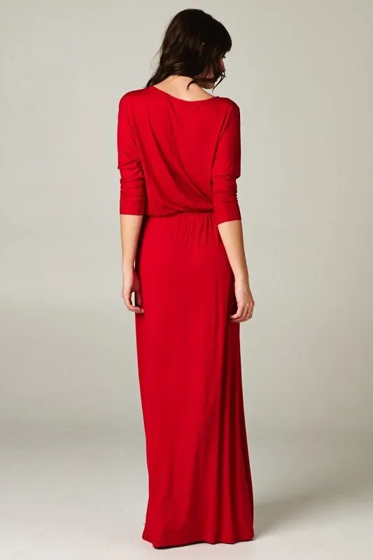Mackenzie Dolman Sleeve Boyfriend Maxi