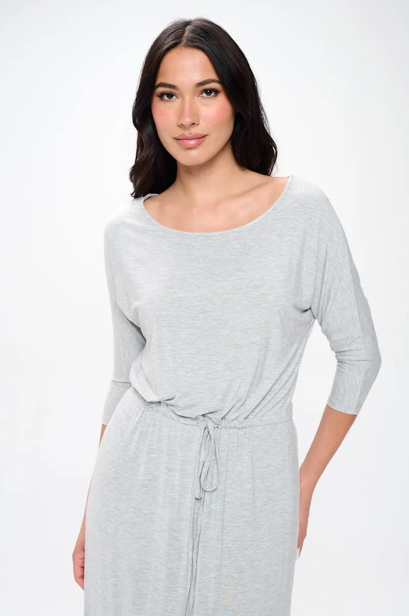 Mackenzie Dolman Sleeve Boyfriend Maxi