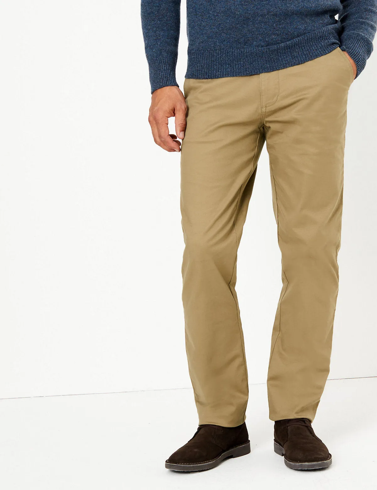 M&S Mens Cotton Chino T17/6201M
