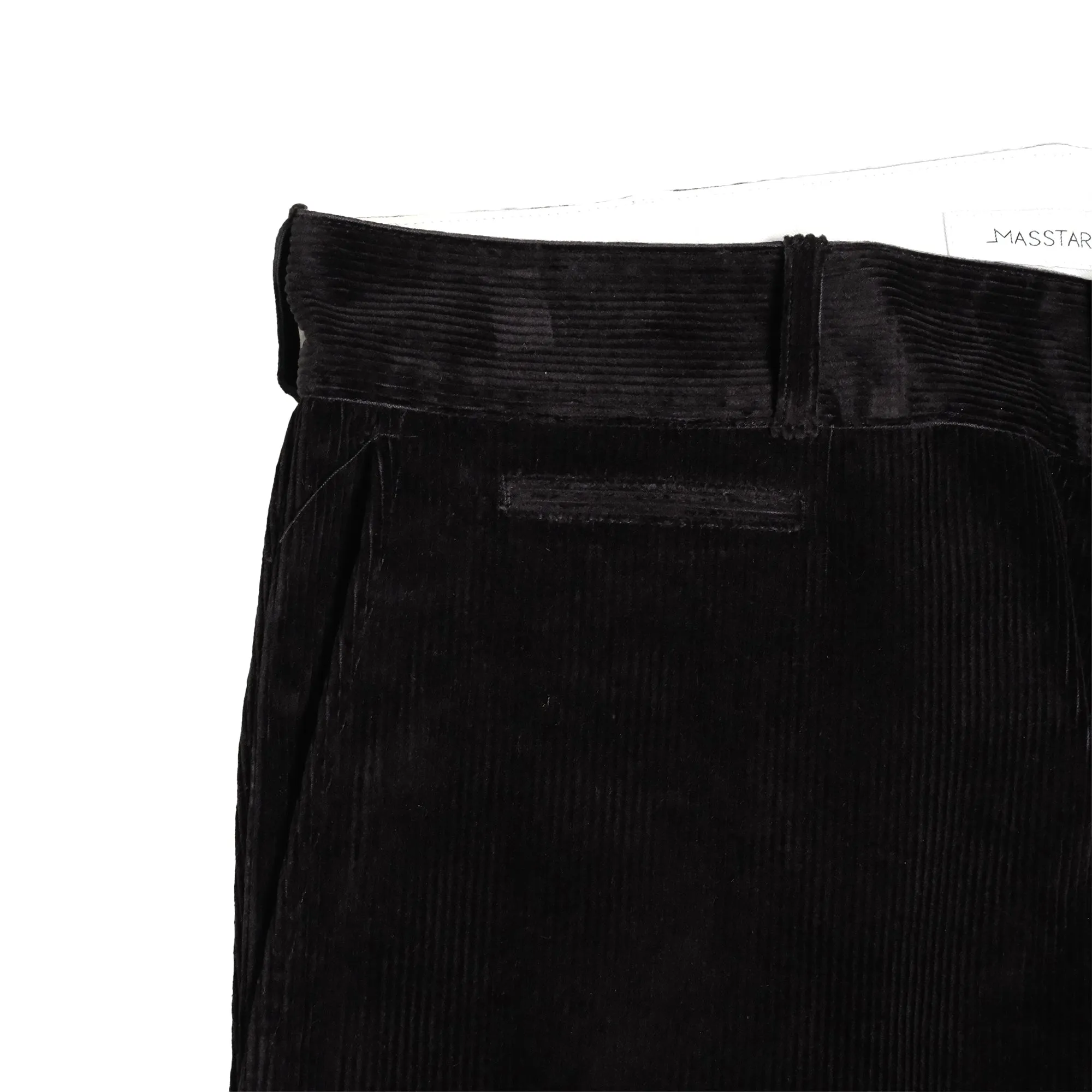 MASSTARD - NEW DAILY CHINOS CORDUROY- BLACK