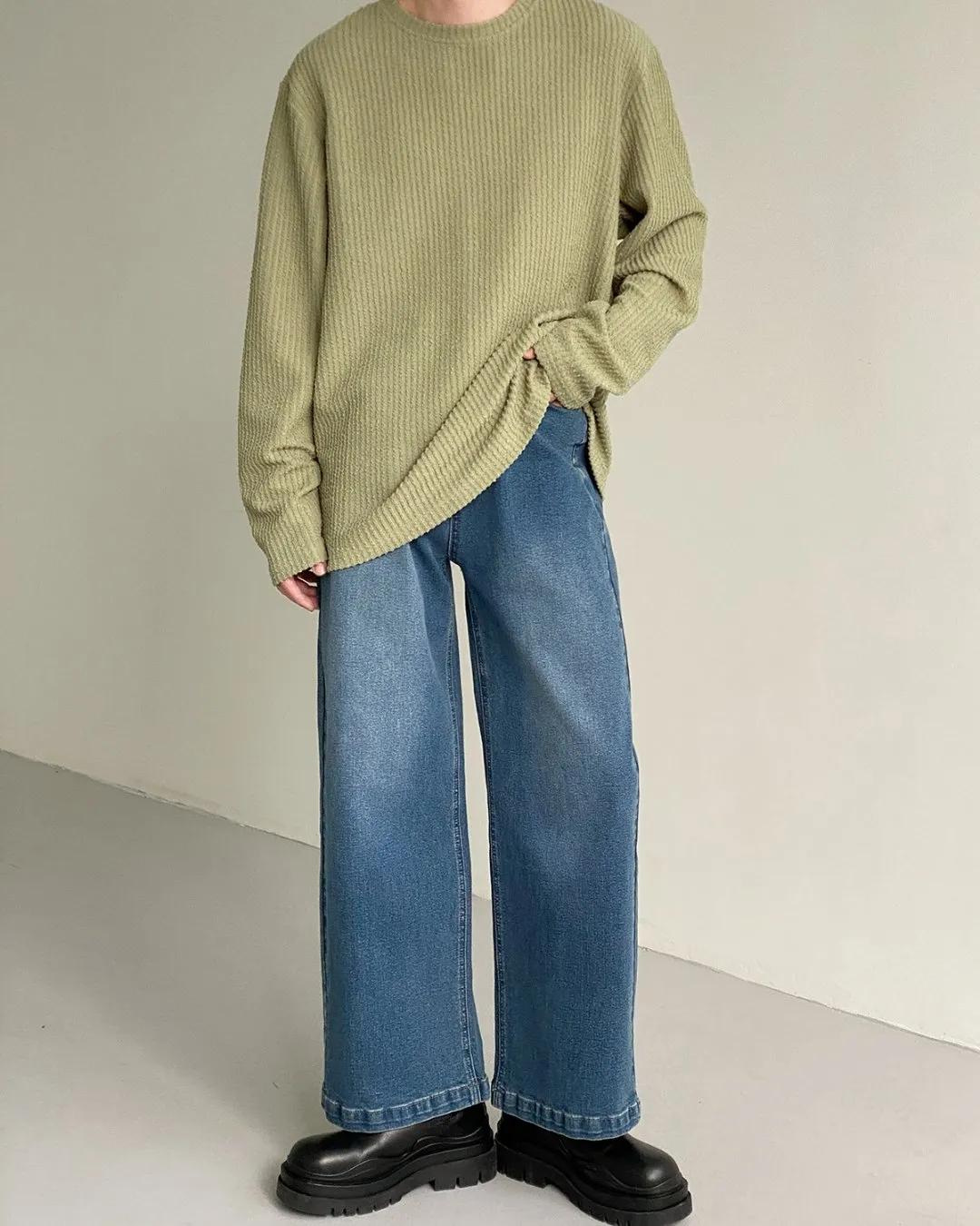 MEN'S PIT STRIPE LONG SLEEVE T-SHIRT KBQ0535