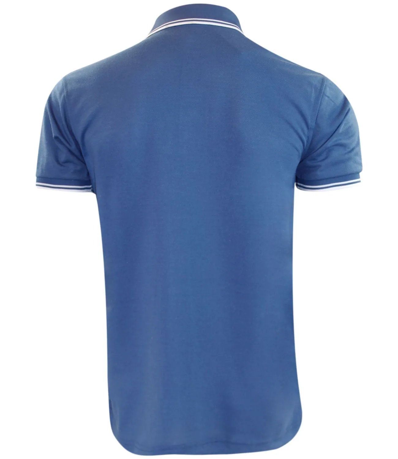 Mens Polo Shirt Cotton Pique Pocket Men Ribbed Tipping Collar PK T Shirt Summer Top Tee Gym Casual Wear