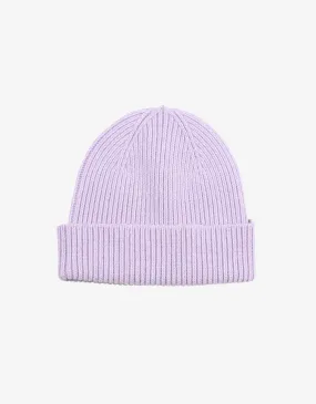 Merino Wool Beanie - Soft Lavender