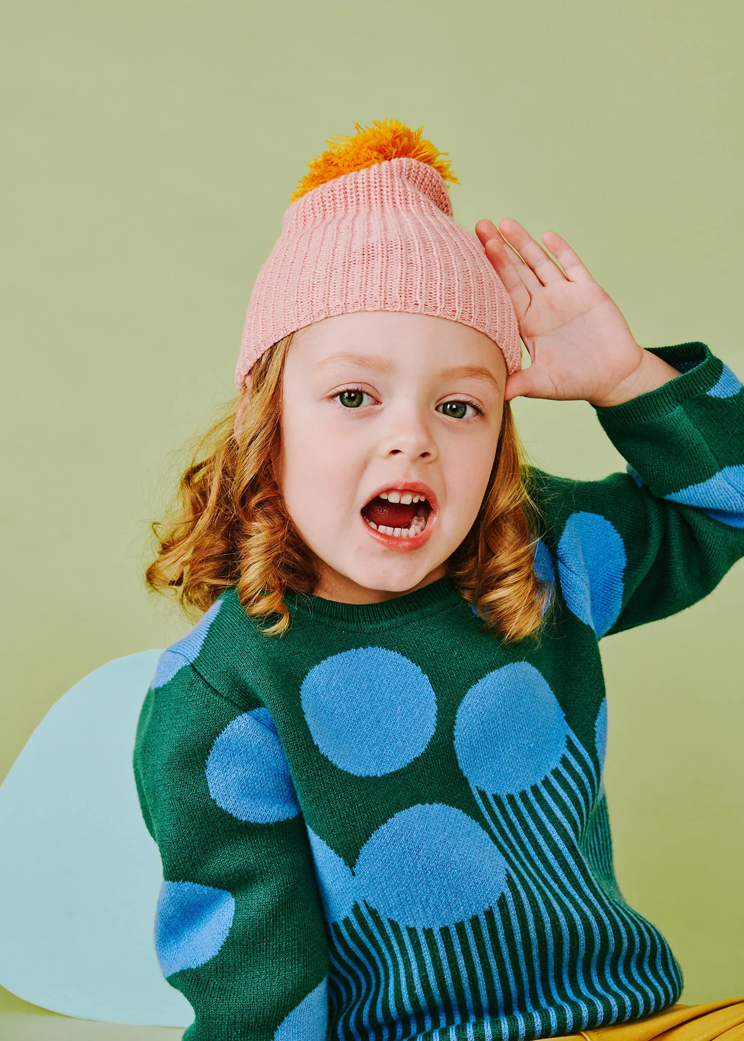 Mini kardi Pink Pom Beanie