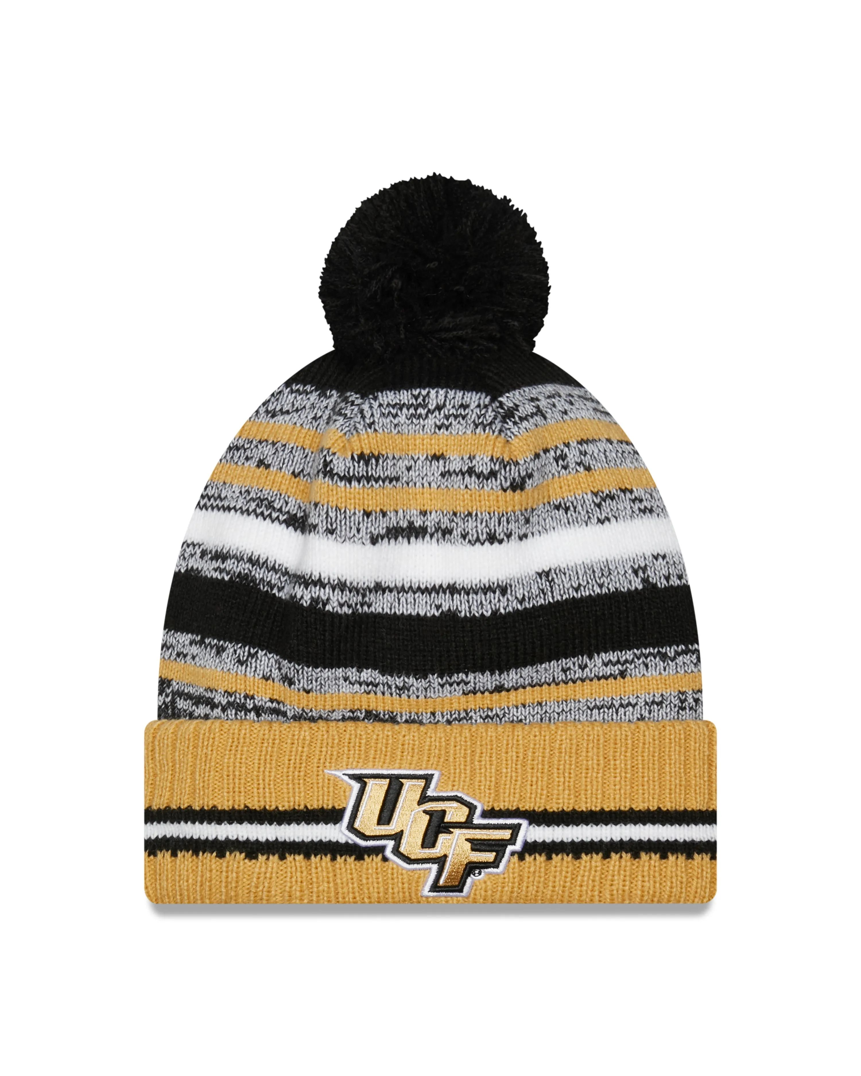 New Era NCAA Men's Central Florida Knights (UCF) Sport Knit Pom Cuffed Beanie