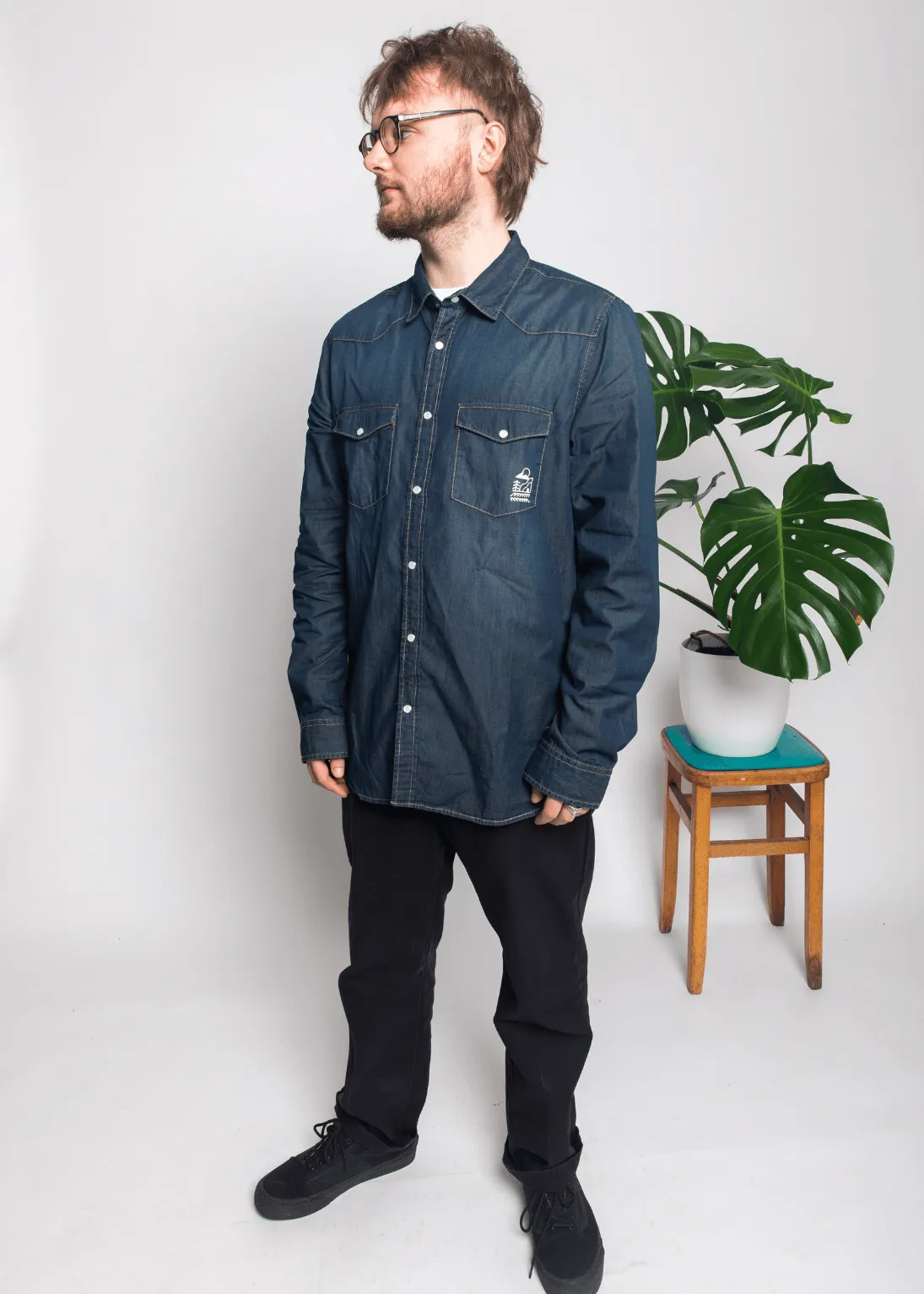 New Wave Vintage Wash Denim Shirt