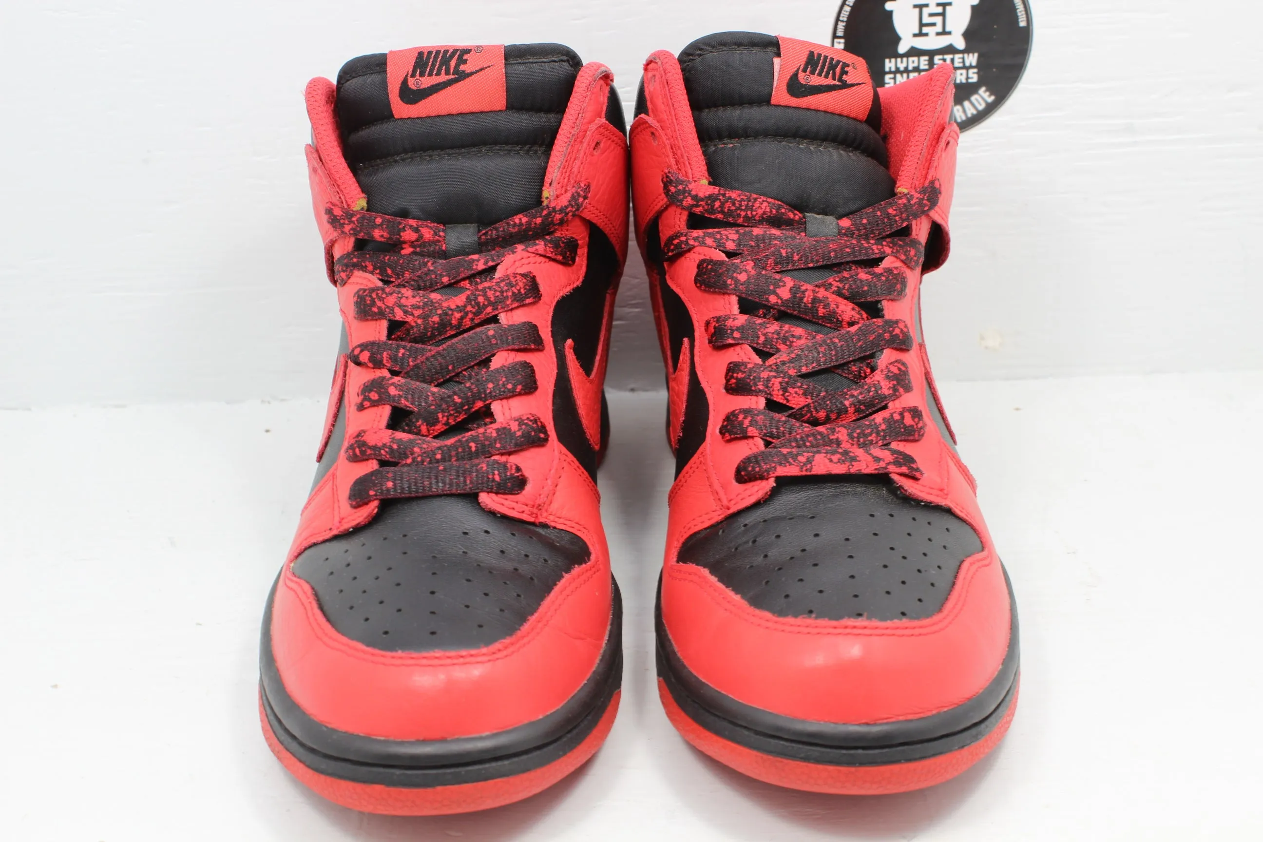 Nike Dunk High Black Action Red "Saint Johns" March Madness Pack