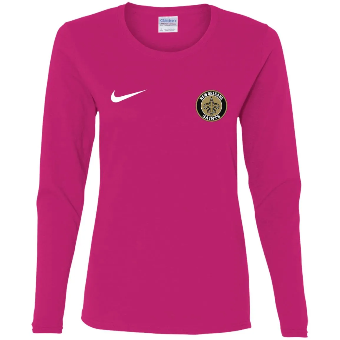 Nike New Orleans Saints Nfl Football Women Long Sleeve Shirt