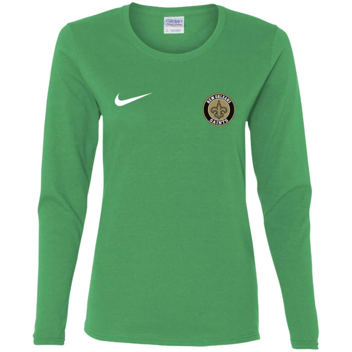 Nike New Orleans Saints Nfl Football Women Long Sleeve Shirt